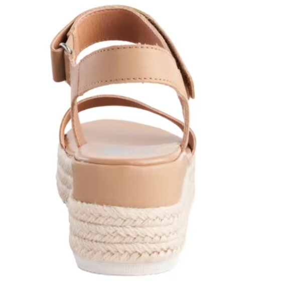 SOREL CAMERON FLATFORM WEDGE SANDAL HONEST BEIGE - Size 6 - Picture 3 of 9